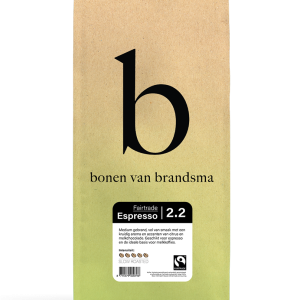 Bonen van brandsma fairtrade espresso 2.2