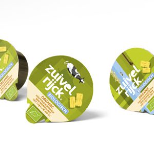 Zuivelrijck bio koffiemelk cups